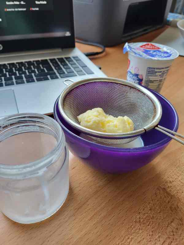 selbst gemachte Butter