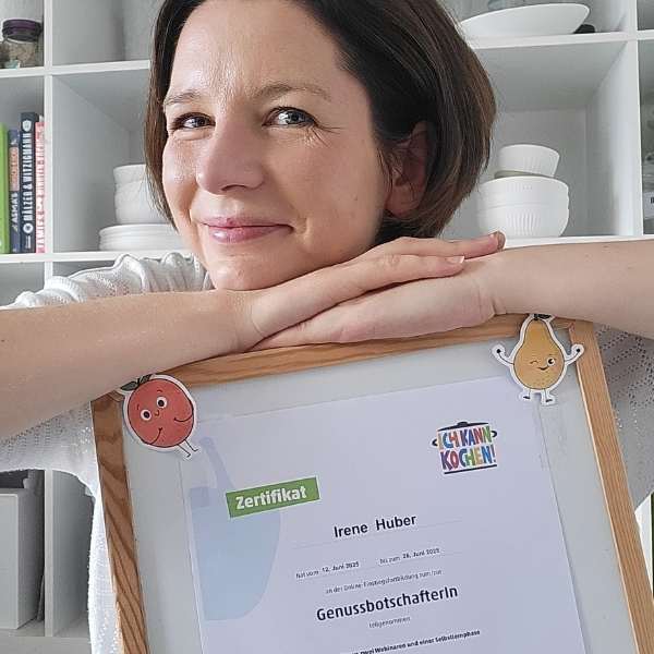 Zertifikat der ich kann kochen Genussbotschafterin